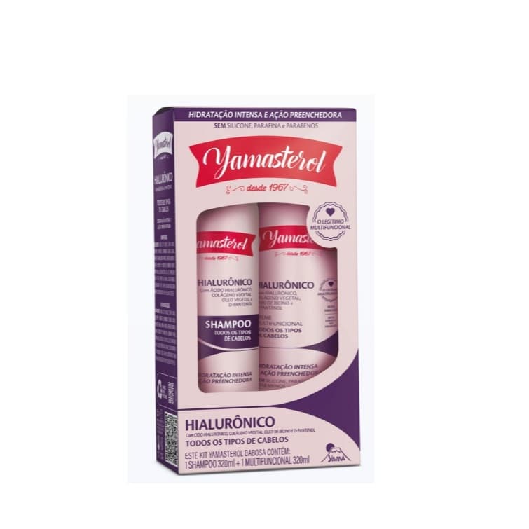 Kit Yamasterol Hialurônico Shampoo e Multifuncional 320ml cada