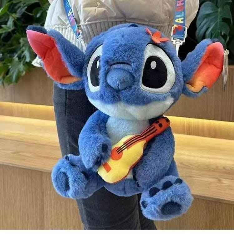 mochila De Pelúcia Lilo & Stitch  Dos animado abraço violino