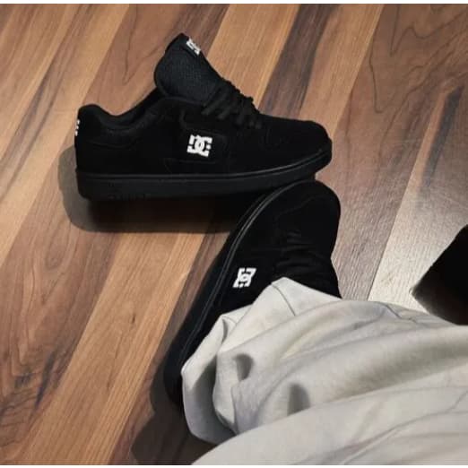 Tênis Skatista DC ANVIL Preto Sola Branca Casual Leve Durável Masculino & Feminino Queima de Estoque !