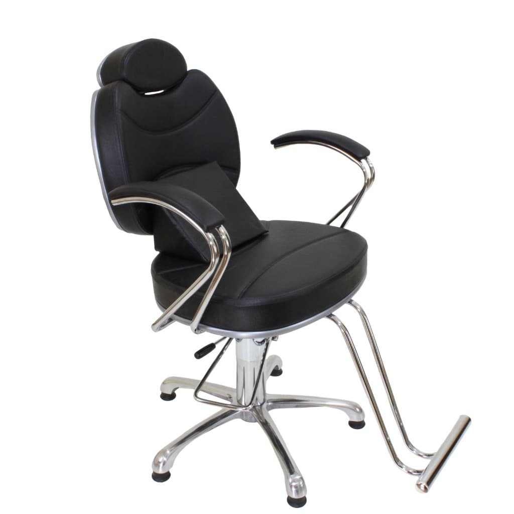 Cadeira Cabeleireiro, Barbearia e Estética Hidr. Premium Reclinavel
