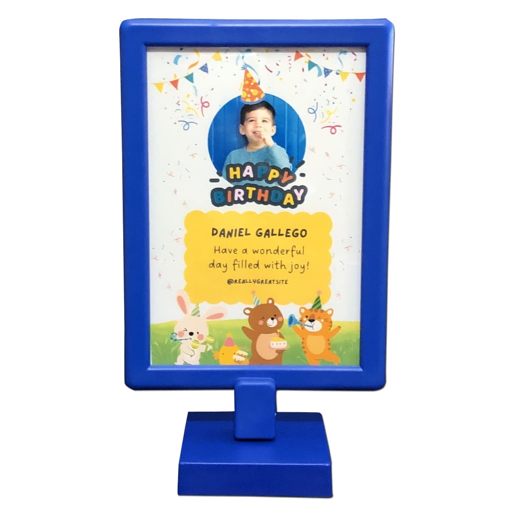 15 kits Porta retrato PREMIUM decorativo em plástico Sortidos