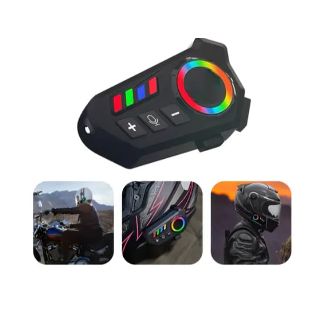 Fone Bluetooth Comunicador Para Capacete De Moto Boy Prova D'água K06