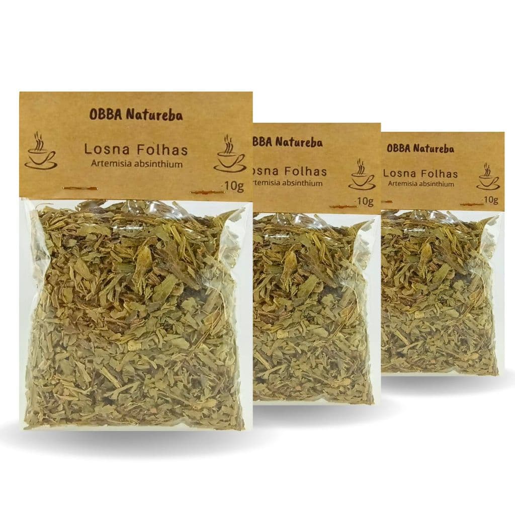 Chá de LOSNA Legítima Artemisia absinthium 100% Pura Infusão Tradicional de Qualidade – Leve 3 pacotes