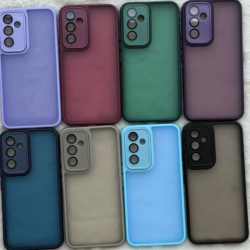 ④capa space fosca Proteção de câmera colorido para Samsung A54 A55 A56