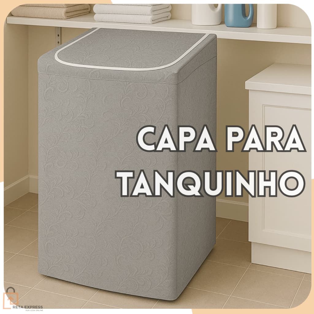 Capa Para Tanquinho com Ziper Colormaq Suggar Lavamax 8kg 10kg 12kg 14kg 16kg 18kg 20kg