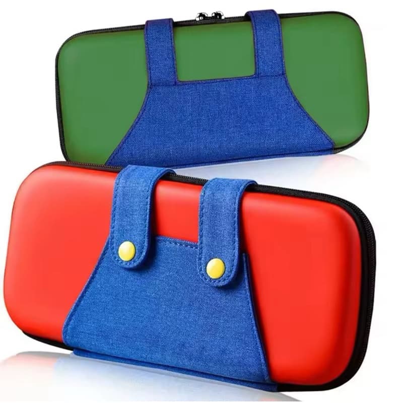 Nintendo switch portátil couro do plutônio saco de armazenamento de viagem mario