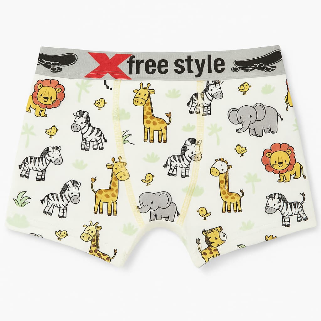 Kit 6 Cuecas Boxer Infantil Menino Confortáveis