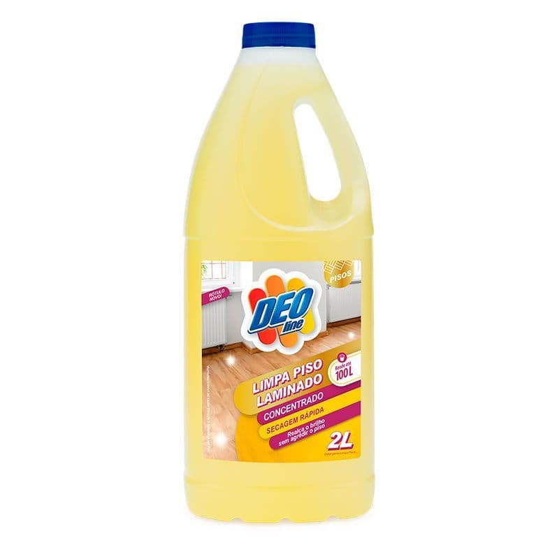 Limpa Piso Laminado 2L Concentrado Rendimento Até 100L