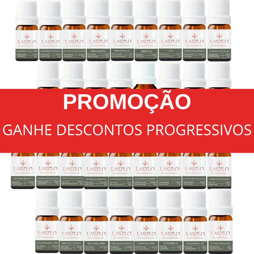 Óleo Essencial Laszlo 100% Puro Vegano Linha Completa - Para Difusor Aromatizador Elético