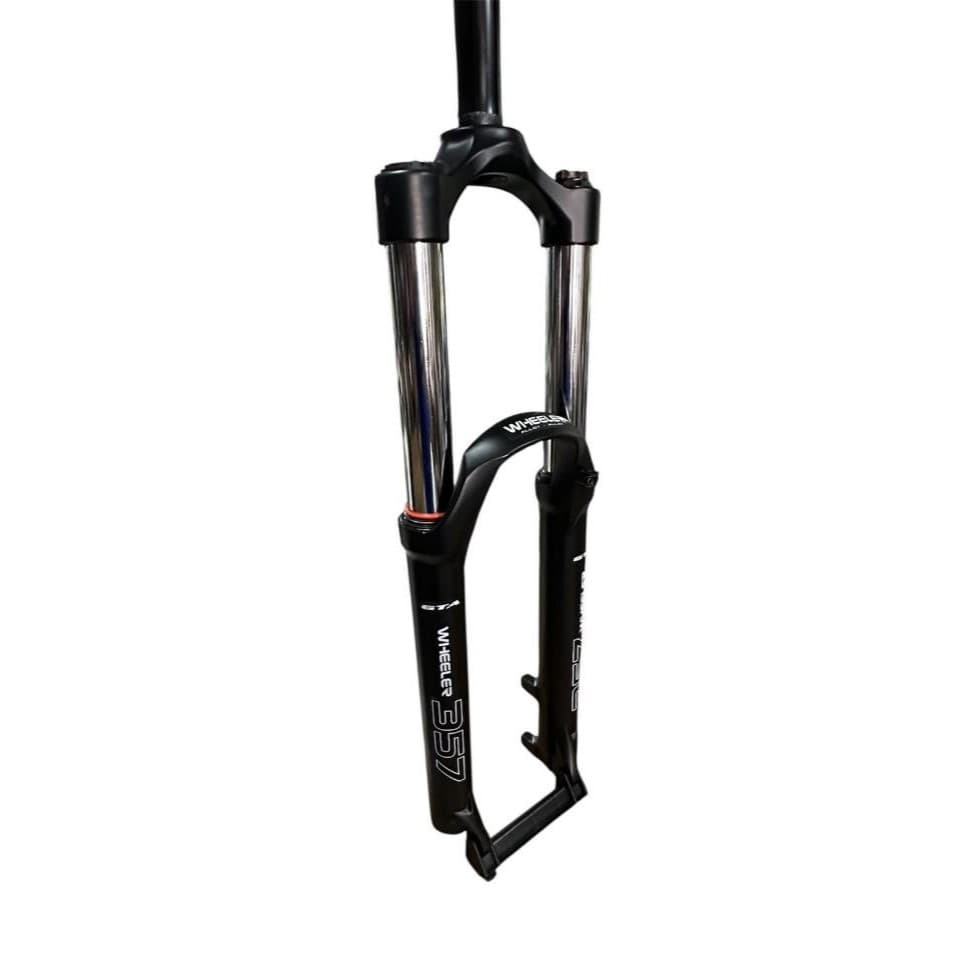 Garfo 26 28.6mm Suspensão Alumínio GTA Canela Grossa 42mm Aheadset Curso 150mm Modelo Wheeler Preto