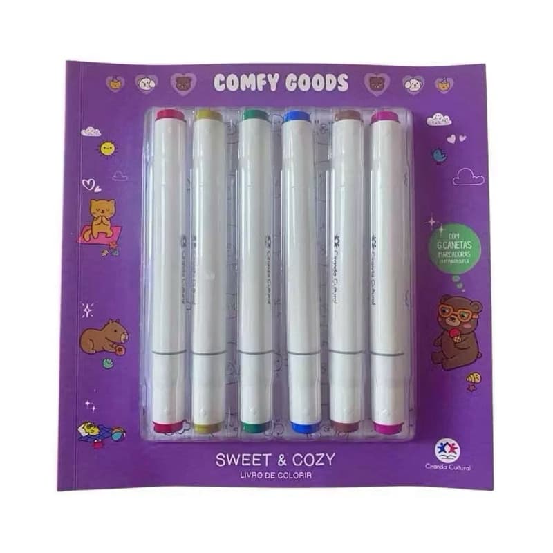 CADERNO BOB GOOD COM 6 CANETAS