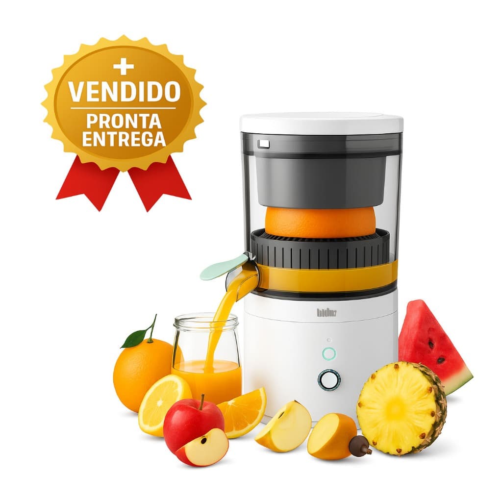 Espremedor Elétrico Portátil De Frutas Com Bateria Recarregável Suco Fresco Em Minutos