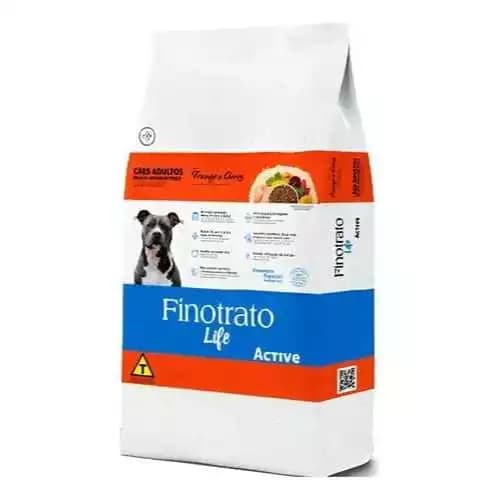 Ração Finotrato Life Active Frango E Arroz Para Cães Ad 15kg
