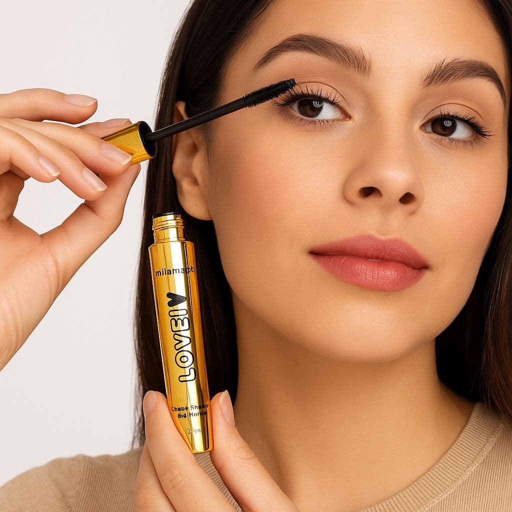 Mascara de Cílios love Mia Make  Volume aos cilios