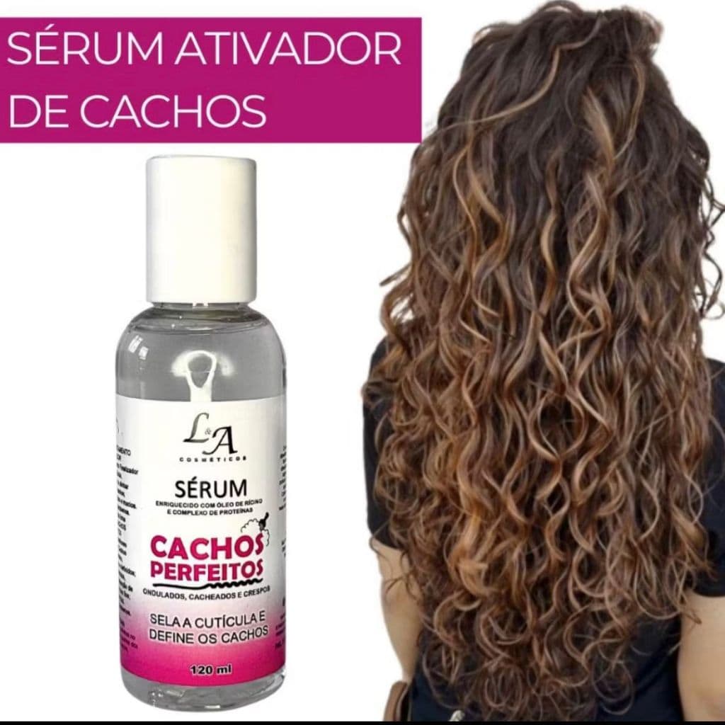 SÉRUM ATIVADOR DE CACHOS 120ml – Definição, Hidratação e Brilho para Cachos Perfeitos
