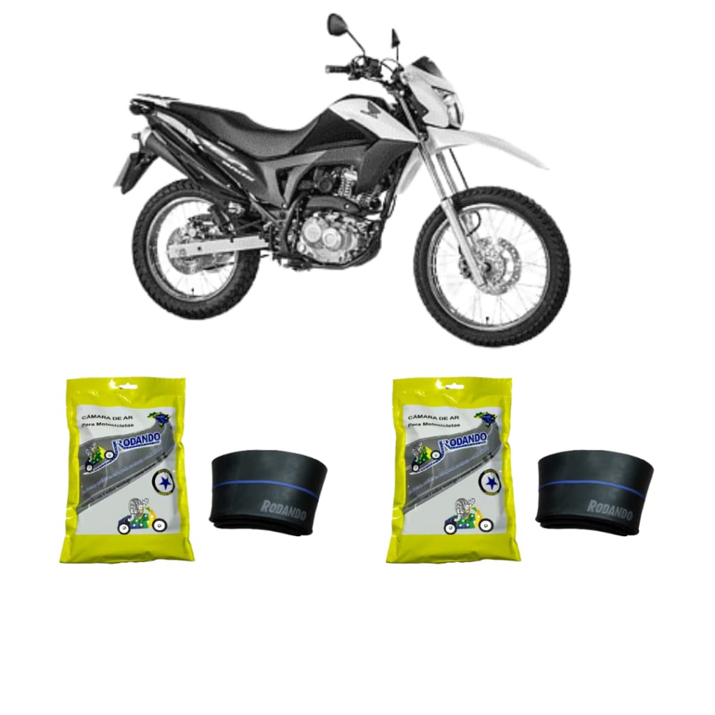 Kit Câmaras de Ar Honda Bros Aro 17 traseiro e 19 dianteiro