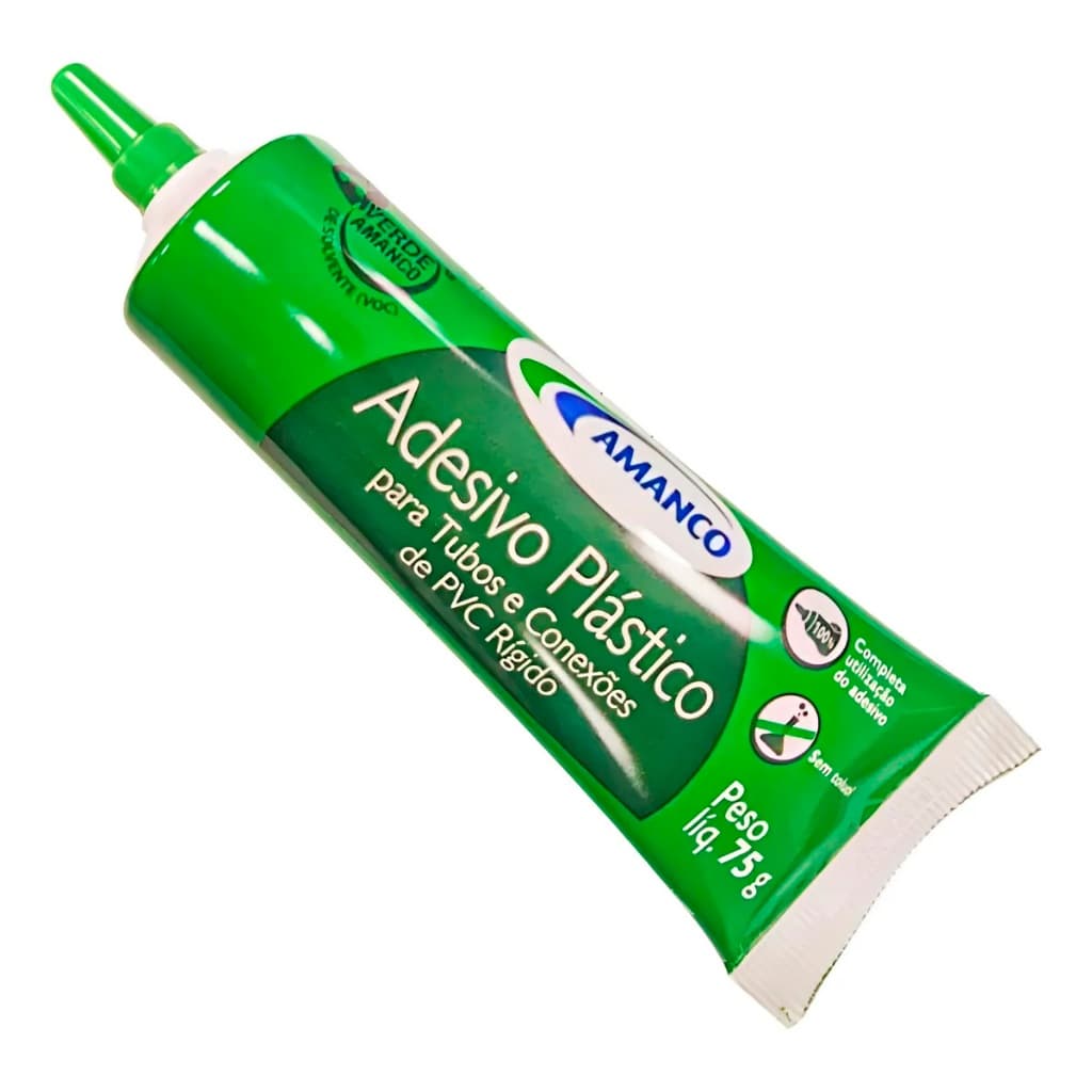 Adesivo Plástico Amanco Cola Para Tubos E Conexões De Pvc Rígido 75g/17g