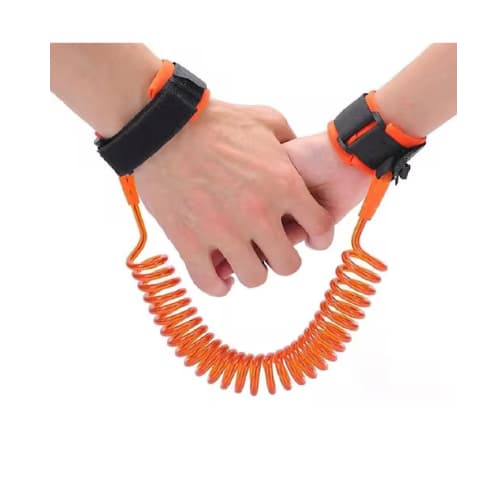 Guia De Segurança Coleira Pulseira Pulso Anti Perda Criança LARANJA