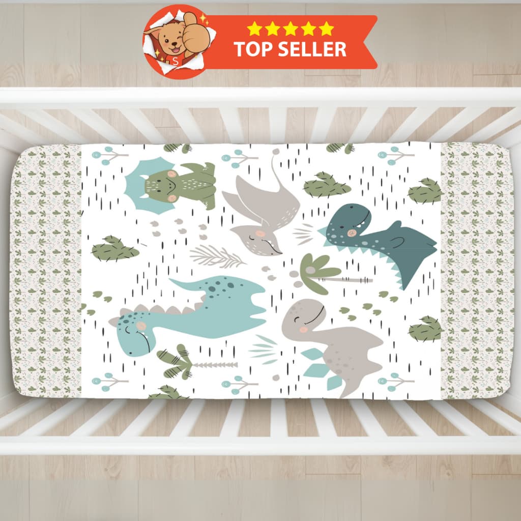 Lençol Berço Estampado Elasticado na volta toda Baby (Decoração, Quarto de bebê, Infantil)