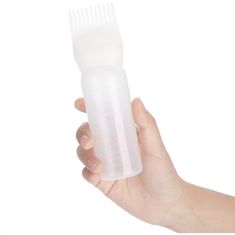 Pente Frasco Aplicador De Tinta De Cabelo Com Pente De Dentes