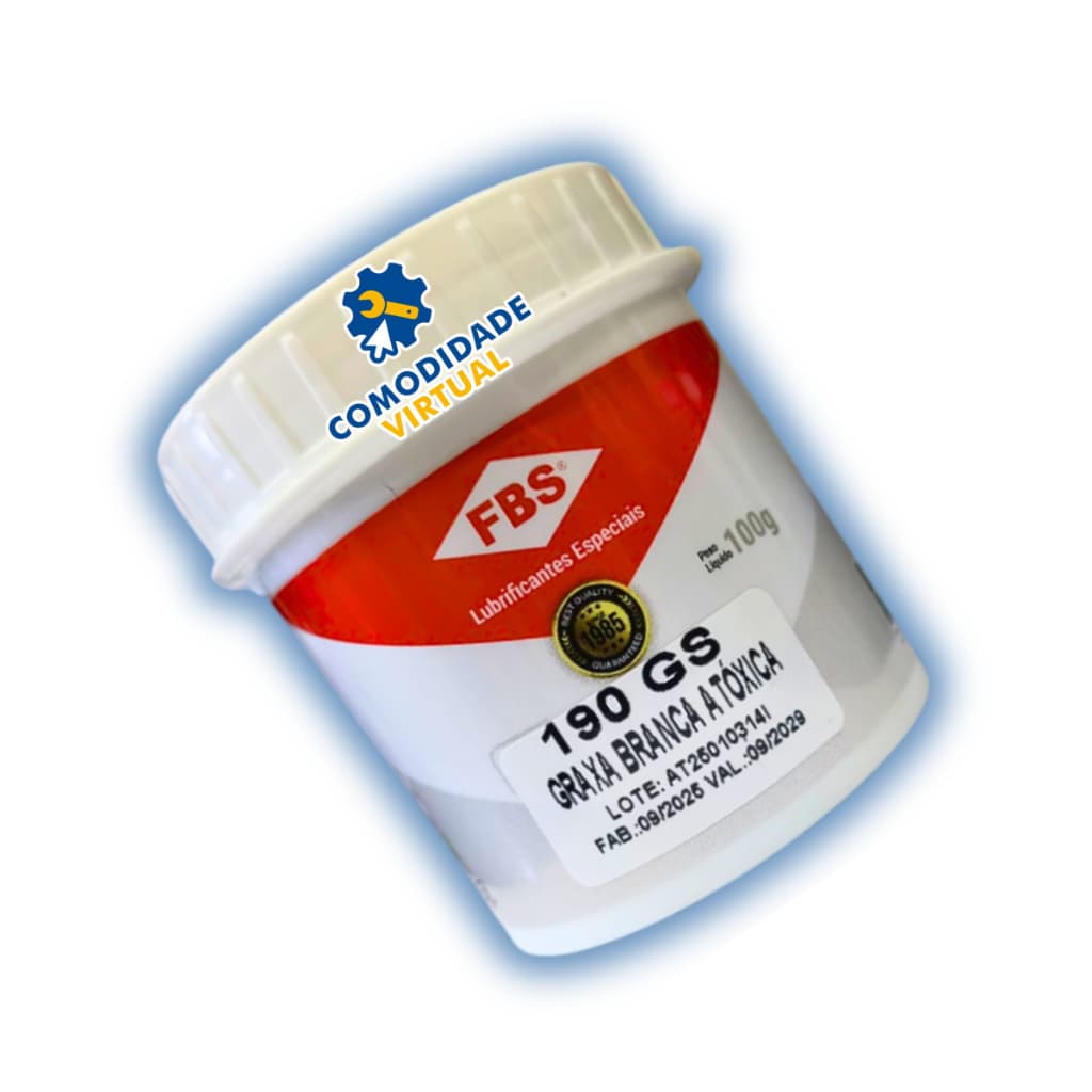 Graxa Branca Atóxica Indústria Alimentícia - 190GS 100g