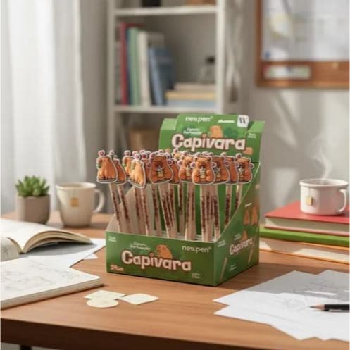 Caneta Esferográfica Fann Pen Capivara  ponta 0.7mm– Newpen