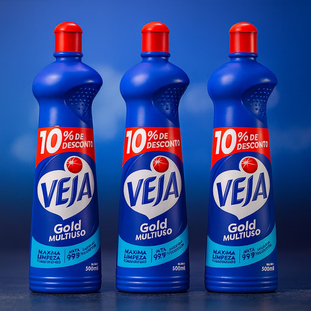 KIT 3 VEJA MULTIUSO 500ML DESENGORDURANTE