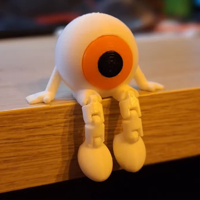 Olho Decorativo Articulado Macabro 3D - Decoração Casa Halloween Articulado