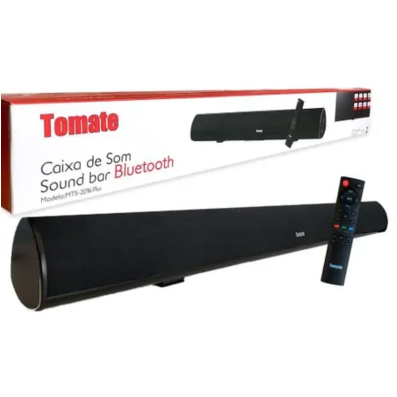 Barra De Som Tomate Mts-2016 Plus Preta 120w Cor Preto