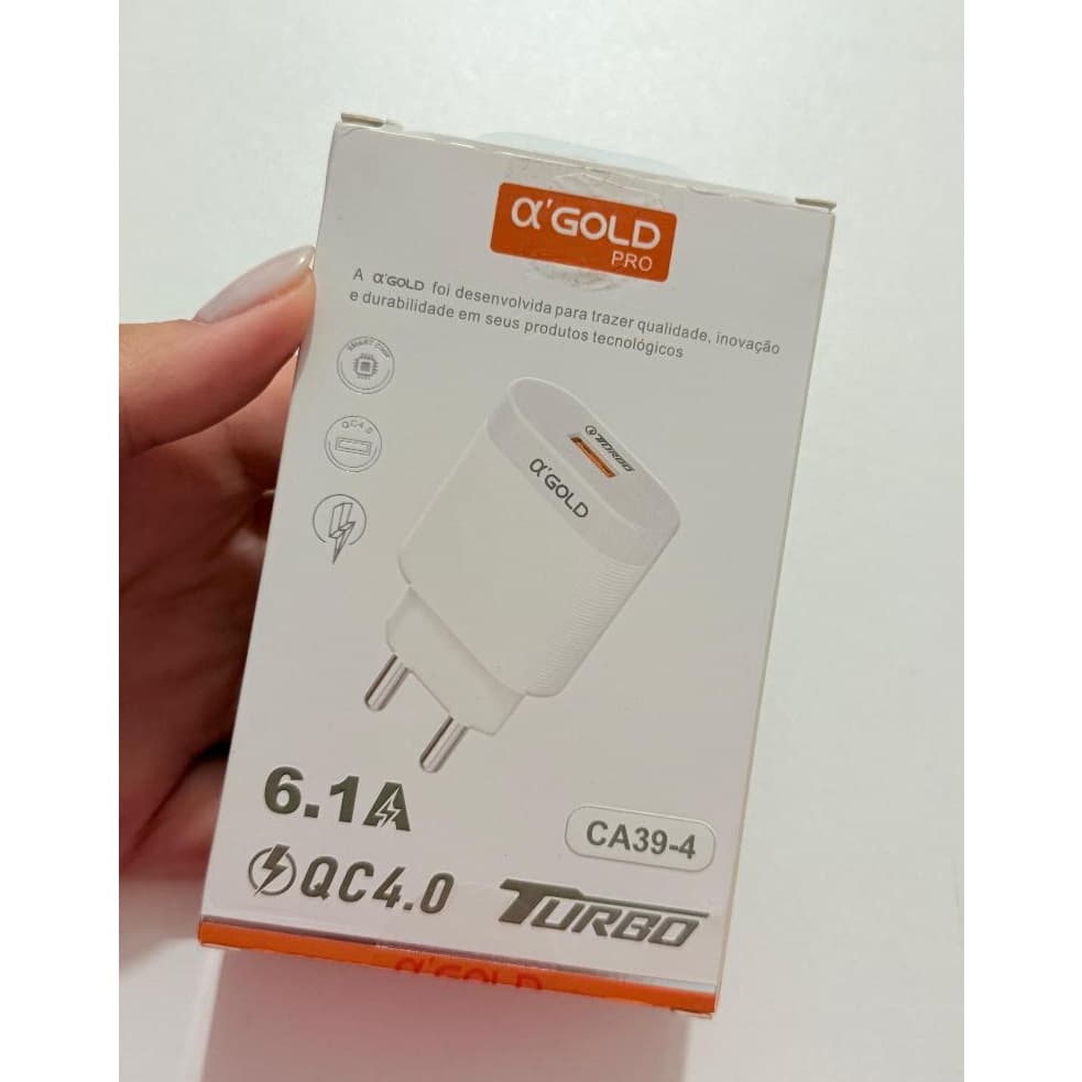 Caixinha Carregador Turbo USB