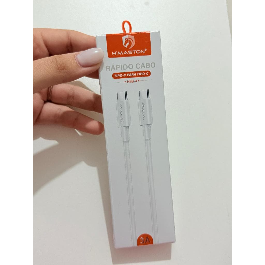 Cabo Carregador USB-C Turbo