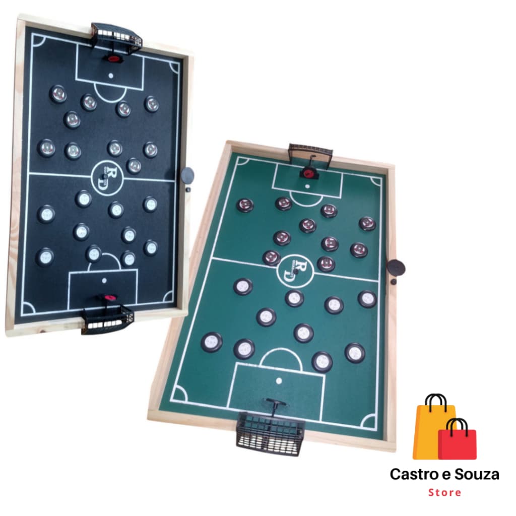 Campo Mesa + Jogo Futebol Botão Tabuleiro R&d Quadros 40x60