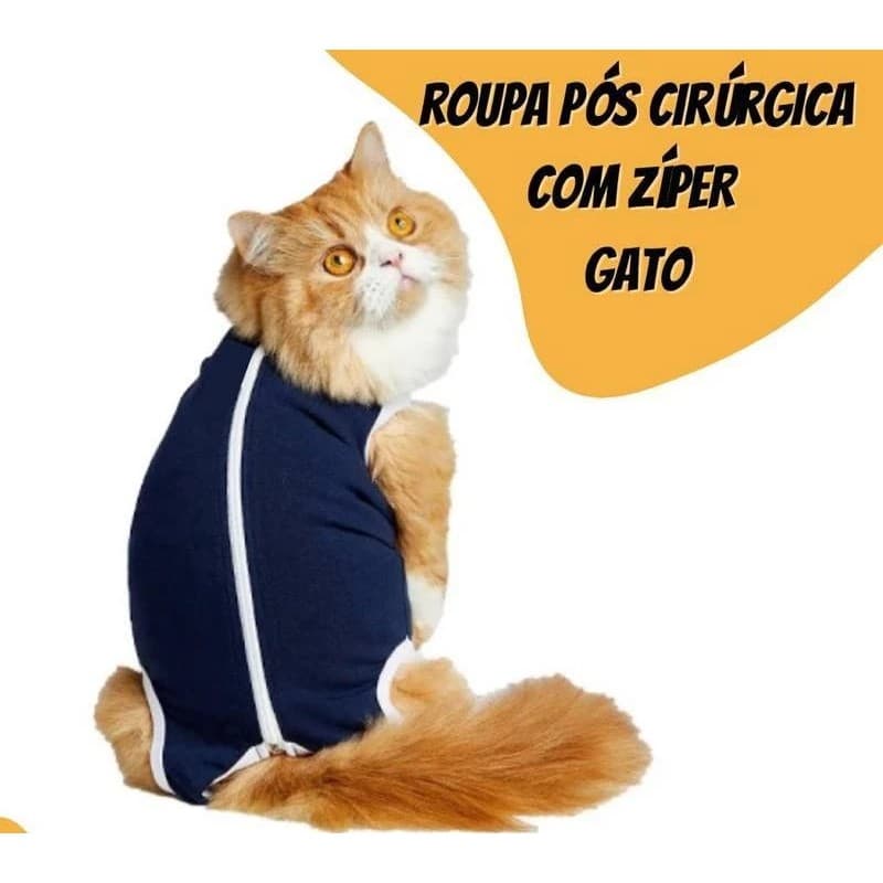 ROUPA Pós Cirurgica Pet - Para Gatos