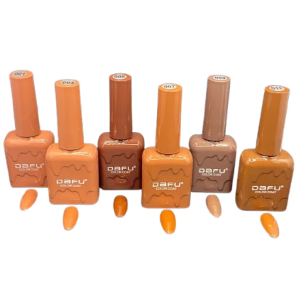 Esmalte em Gel DAFU  Tons de Marrom – Alta Durabilidade e Brilho