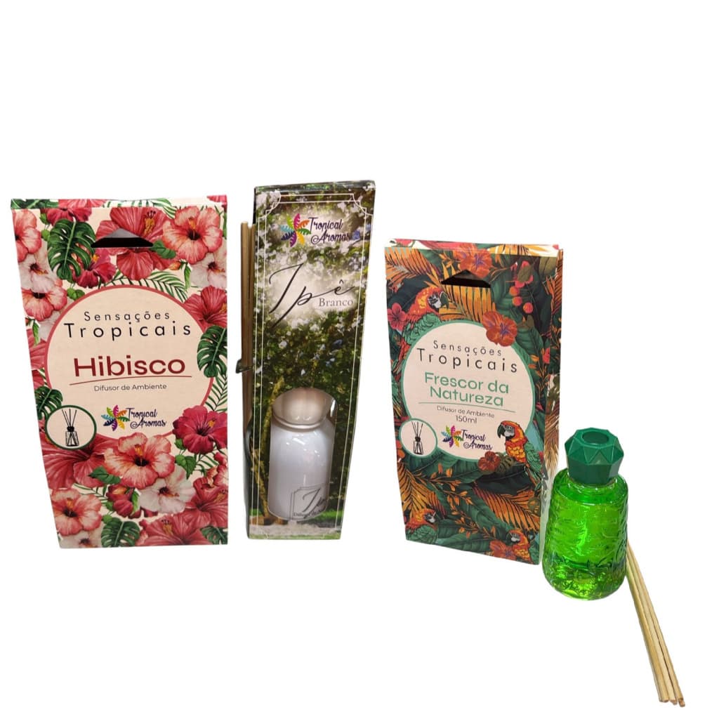 Difusor de Ambiente Sensações Tropicais 150 Ml cheiro refrescante