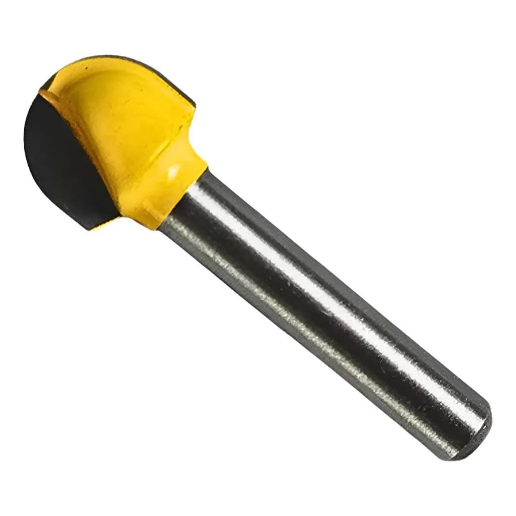 Fresa Para Tupia Detalhe Meia Lua Ponta U Haste 6mm Madeiras