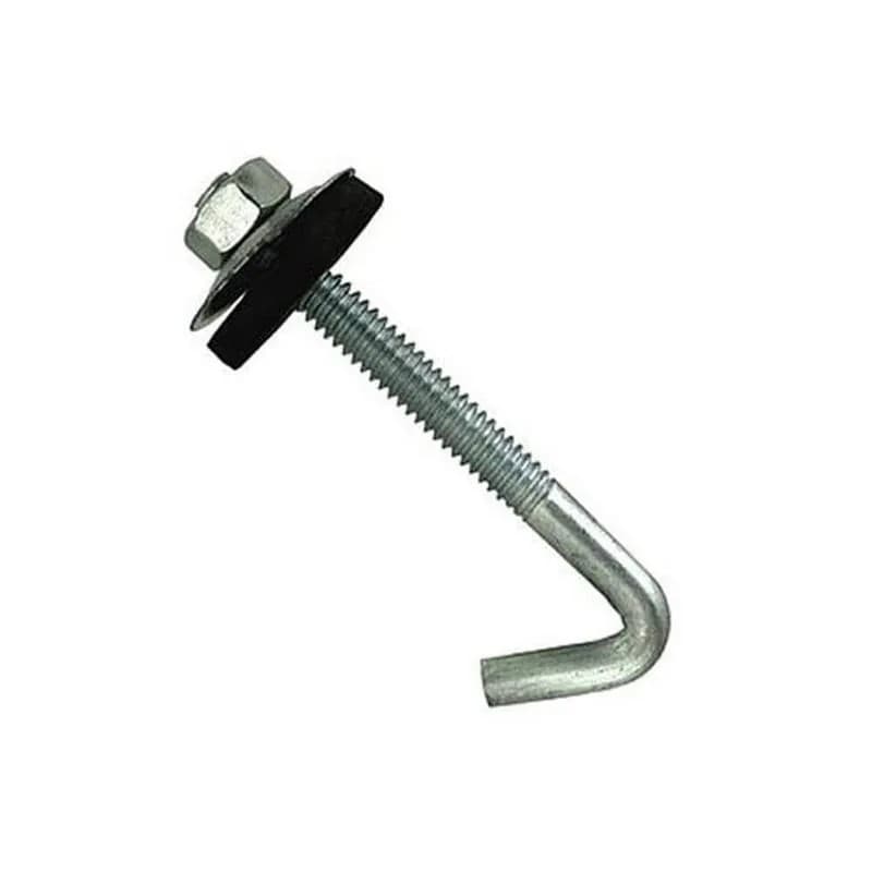 Gancho Fixação De Telha 1/4 X 120mm - 25 Pçs