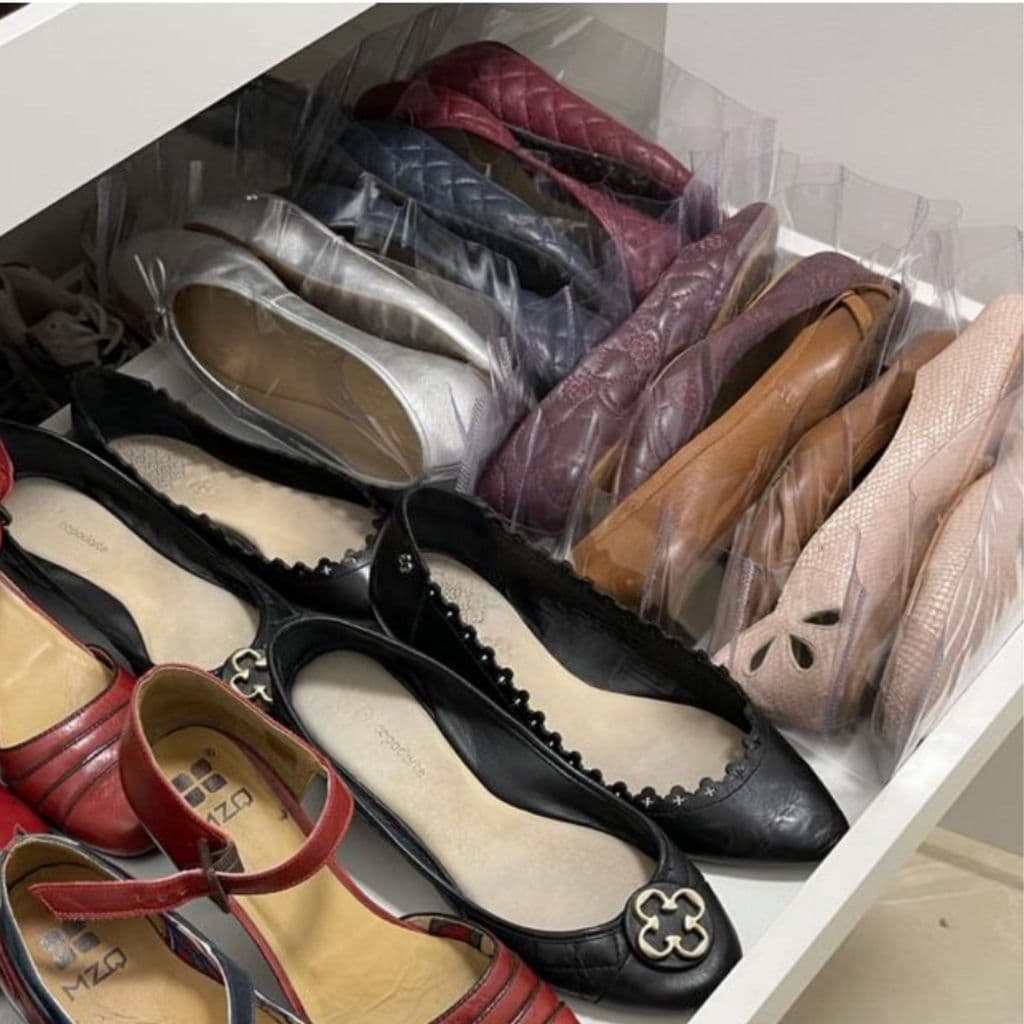 3 Organizadores de sapatos sapatilhas sandalias - Colmeias resisteste clean Mandy Home
