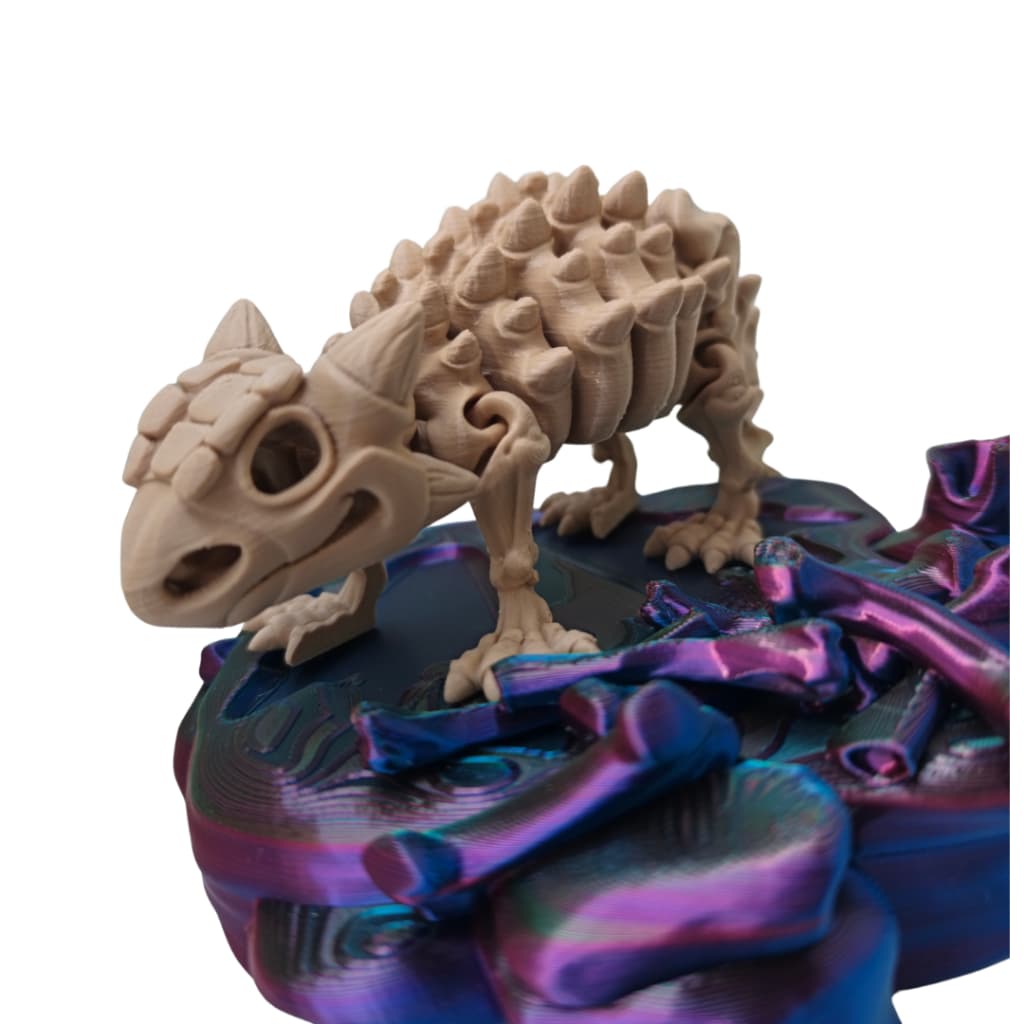 Anquilossauros Ankylosaurus  esqueleto de dinossauro articulado