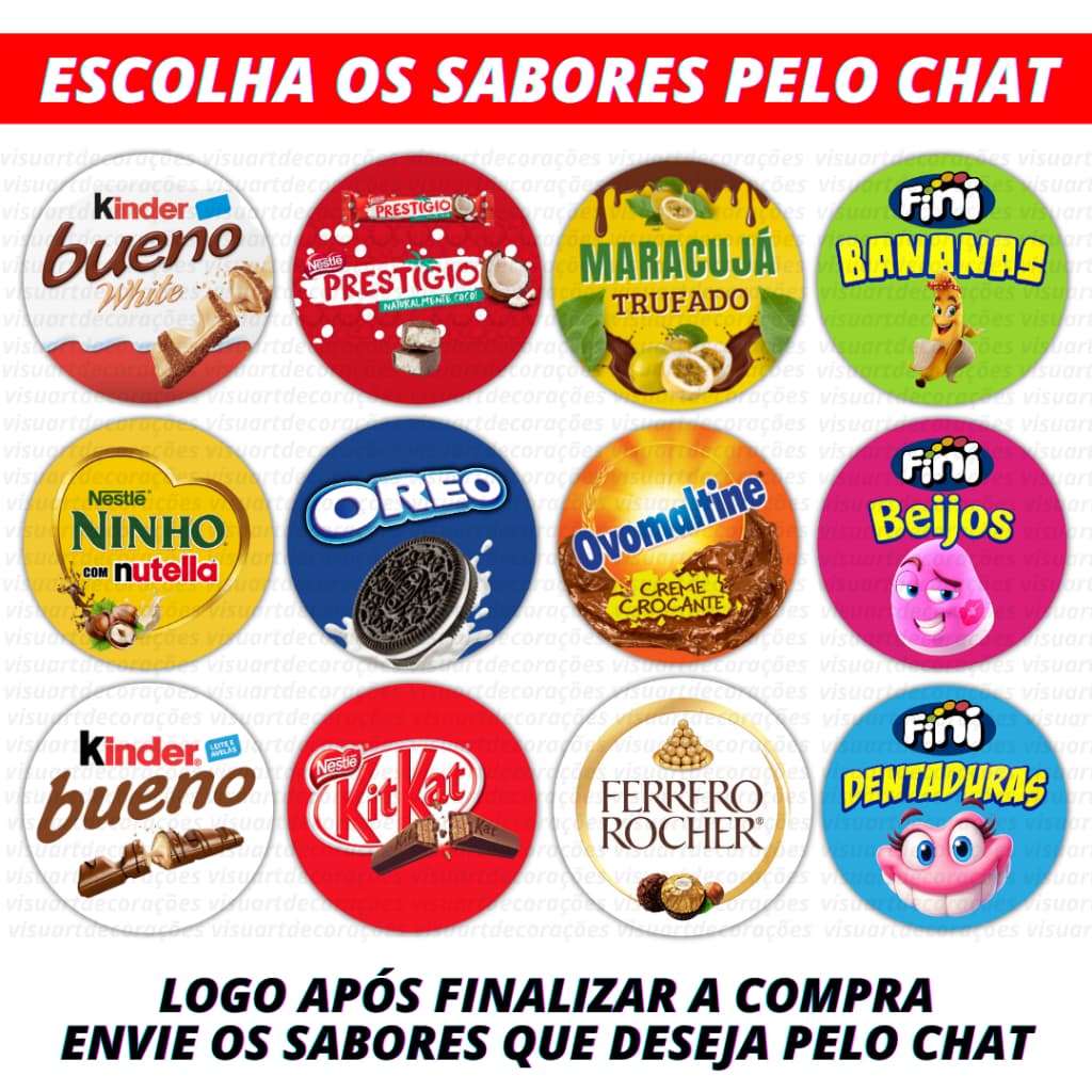 Kit 200 Adesivos Sabores 4x4 Cone Trufado Bolo No Pote Geladinho Gourmet Rótulos Etiquetas Adesivas