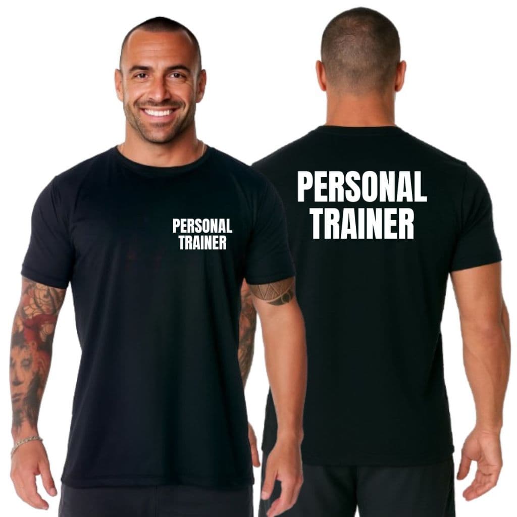 Camiseta Personal Trainer Dry Fit Professor Academia Treino