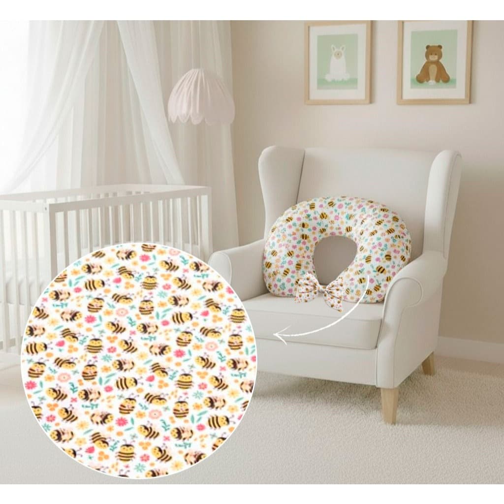 Almofada Mãe e Bebê Amamentação 58X55cm Estampada