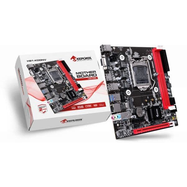 Placa Mãe KeepData H81-KDGNV LGA1150 DDR3 4ª/5ª Gen Intel M.2 NVMe
