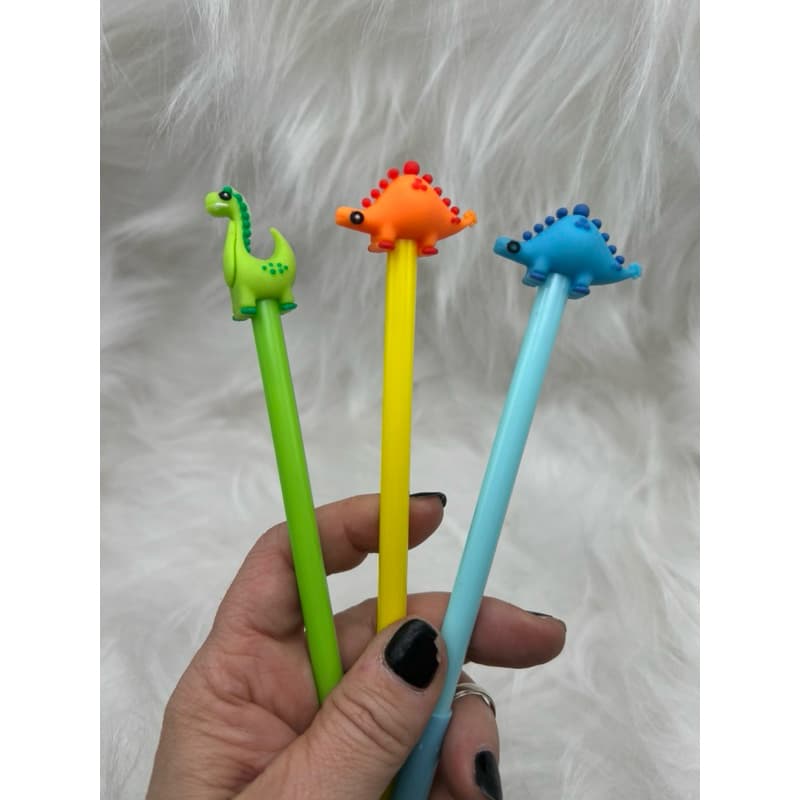 caneta dinossauro caneta fofa dinossauros caneta Dino kit canetas Dino