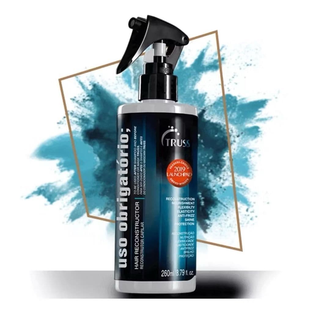 Truss Uso Obrigatório 260ml Potente Reconstrutor Capilar Tratamento Capilar Hidratação Nutrição Reconstrução Capilar