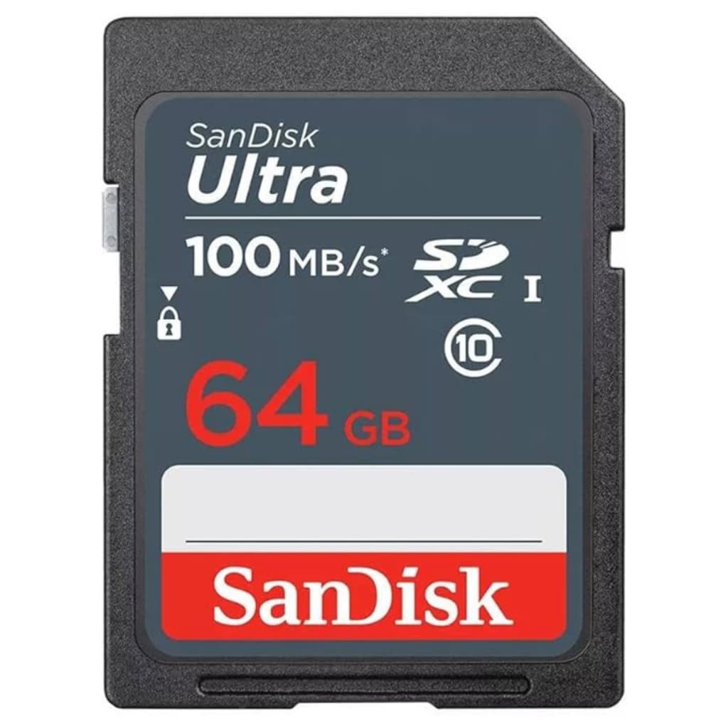 Cartao Memoria Sandisk 64gb Ultra Cartao Sdxc 100mbs Full Hd