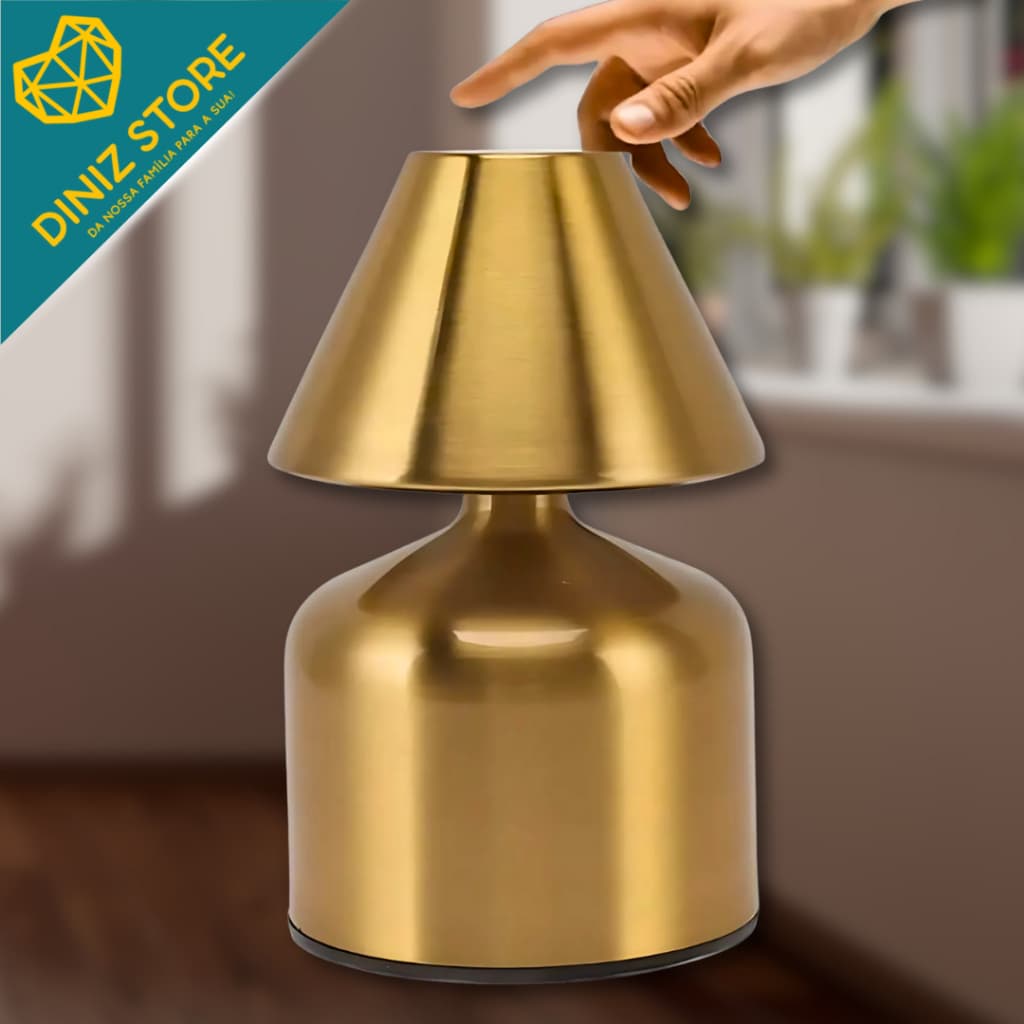Mini Luminária de Mesa com USB Sortida