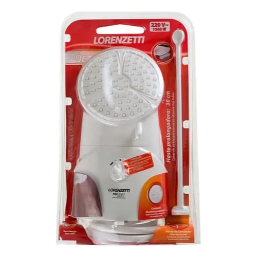 Chuveiro Lorenzetti Ducha Top Jet Multitemperaturas 220V 7500W