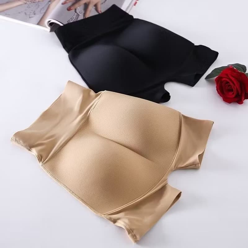 Aumenta e Empina Bumbum Calcinha Short Com Enchimento no Bumbum Cintura Alta Modeladora