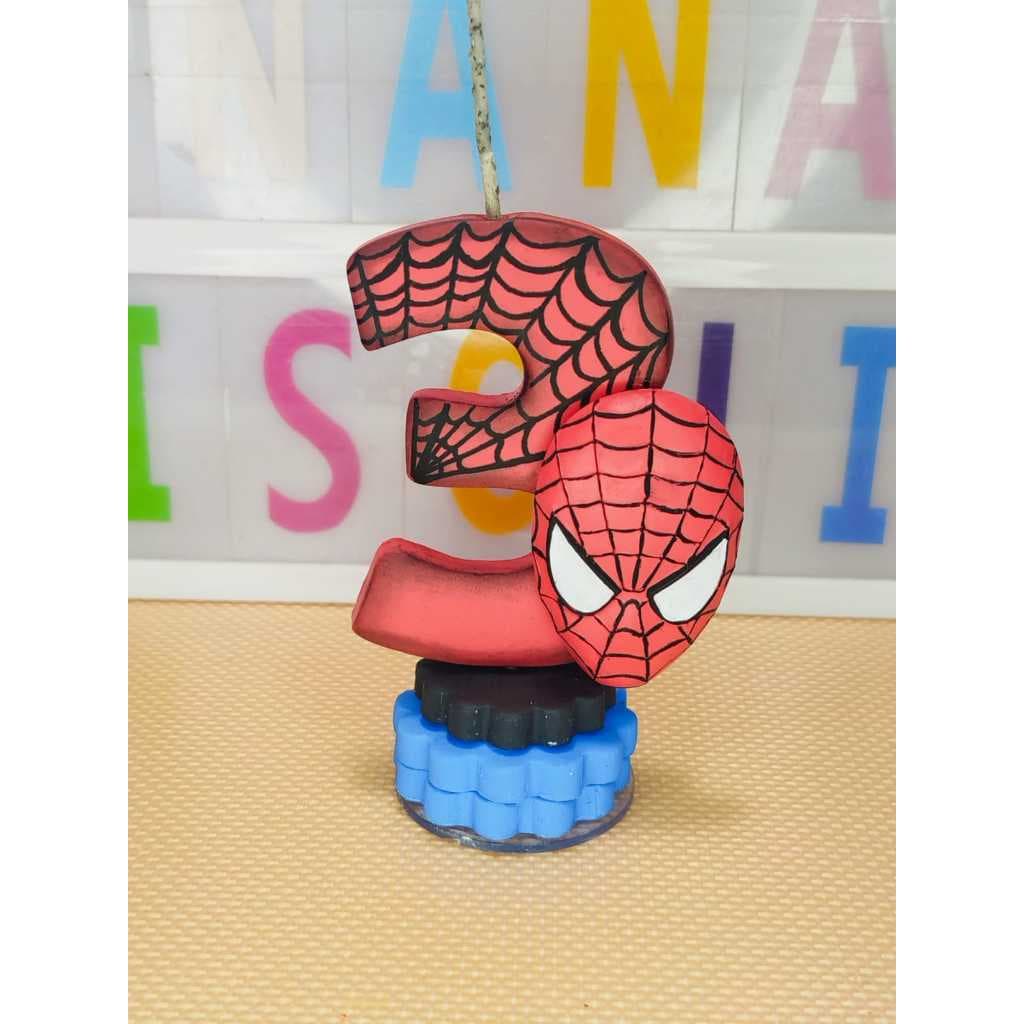 Vela personalizada H Aranha